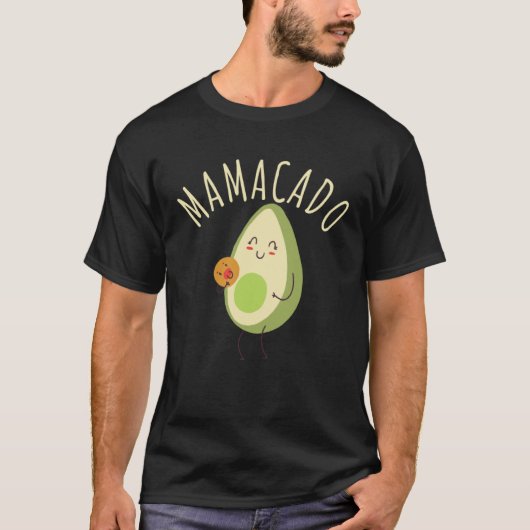 T-shirt Cute Pun Mamacado (Devant)