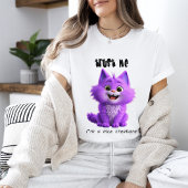 T-shirt Cute Purple Cat | Trust Me I'm a Nice Creature