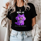 T-shirt Cute Purple Cat | Trust Me I'm a Nice Creature