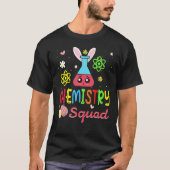 T-shirt Cute Rabbit Easter Chimie Squad Science Bunny E (Devant)