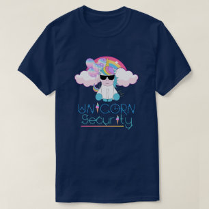 T-shirt Cute Rainbow Baby Unicorn Sécurité