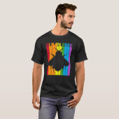 T-shirt Cute Rainbow Bumblebee (Devant entier)