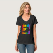 T-shirt Cute Rainbow Crocodile animal (Devant entier)