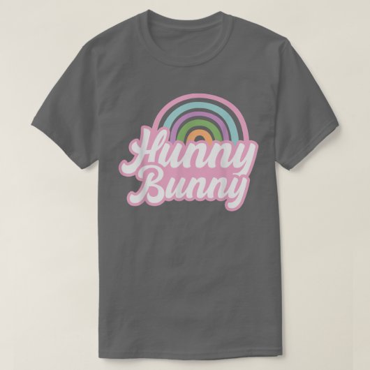 T-shirt Cute Rainbow Hunny Oeufs de lapin Joyeux Vibes de  (Design devant)