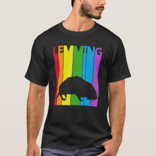 T-shirt Cute Rainbow Lemming animal