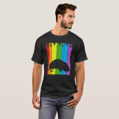 T-shirt Cute Rainbow Lemming animal (Devant entier)