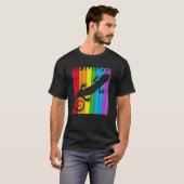 T-shirt Cute Rainbow Salamander animal (Devant entier)