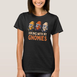 T-shirt Cute Randonnées Gnomes Mountain Camping Gnome Pun