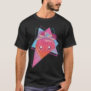 T-shirt Cute Red Berry Vaporwave 90s Art Summer Kawaii Str