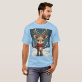 T-shirt Cute reindeer christmas for festive outfits (Devant entier)