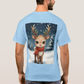 T-shirt Cute reindeer christmas for festive outfits (Dos)