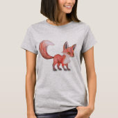 T-shirt Cute renard (Devant)