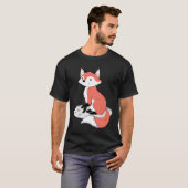 T-shirt Cute Renard assis (Devant entier)