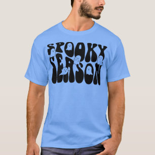 T-shirt Cute Retro Groovy Halloween Fantôme de saison effr