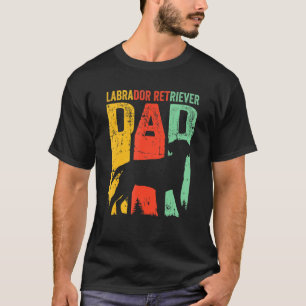 T-shirt Cute Retro Lab Labrador Retriever Chien Animal de