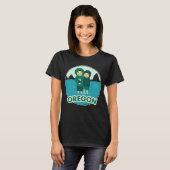 T-shirt Cute Retro Oregon (Devant entier)