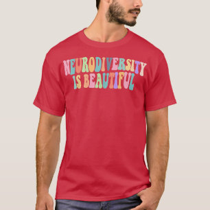 T-shirt Cute Retro Sensibilisation sur l'autisme Neurodive