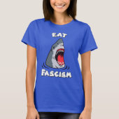 T-shirt Cute Retro Shark - Mange Fascisme Anti-fasciste (Devant)
