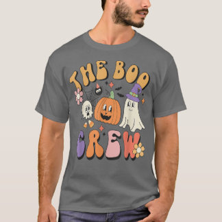 T-shirt Cute Retro Vintage Halloween Ghost Boo Citrouille