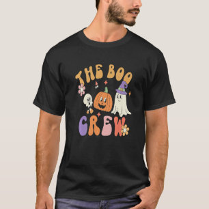 T-shirt Cute Retro Vintage Halloween Ghost Boo Citrouille
