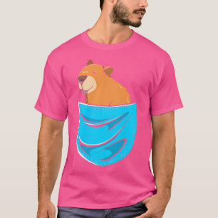 T-shirt Cute Rodent Pocket Capybara