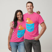 T-shirt Cute Rodent Pocket Capybara (Unisexe)