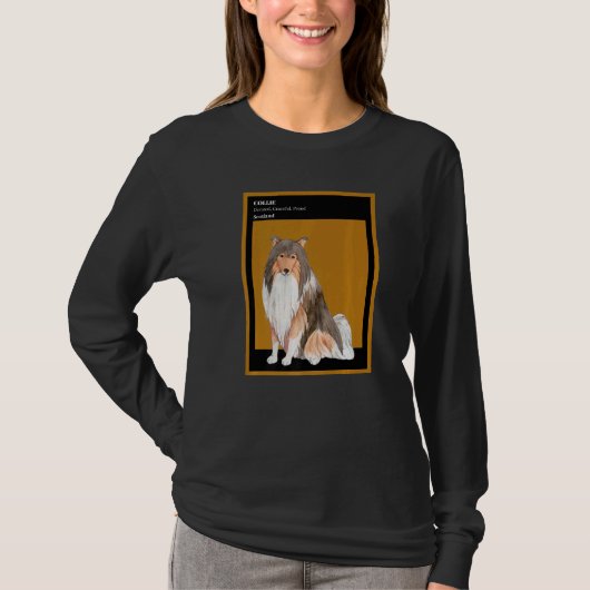 T-shirt Cute Rough Collie Dog  Dog  Herding Dogs (Devant)