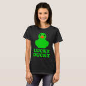 T-shirt Cute Rubber Duck Lucky Ducky Quack Cool Animal Gra (Devant entier)