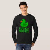 T-shirt Cute Rubber Duck Lucky Ducky Quack Cool Animal Gra (Devant entier)