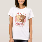 T-shirt Cute Saint-Valentin « Impossible d'arrêter (Devant)