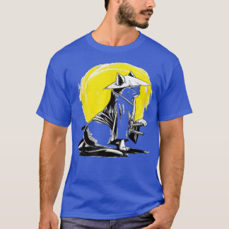 T-shirt Cute Samurai Ninja Chat japonais Kitten Lover cade