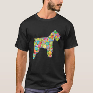 T-shirt Cute Schnauzer Chig Eggs Amoureux des chiens de la