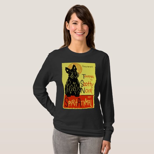 T-shirt Cute Scotty Highland Scottish Terrier Dog Scottie (Devant entier)