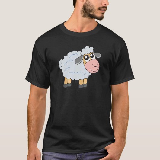 T-shirt Cute Sheep (Devant)