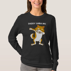 T-shirt Cute Shiba Inu Pour Les Hommes Papa Japon Élevage