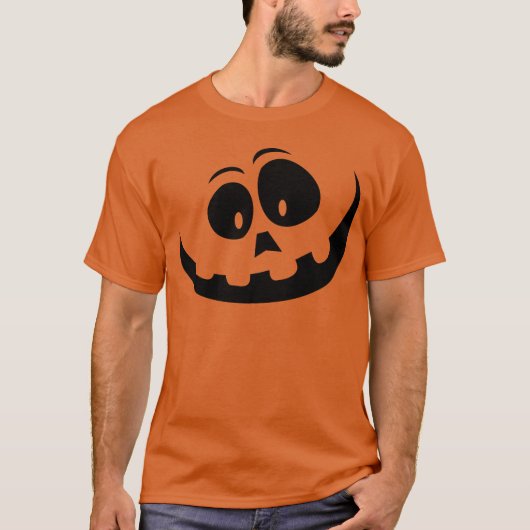 T-shirt Cute simple Jack-o'-lantern (Devant)
