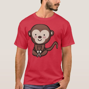 T-shirt Cute Singe toon