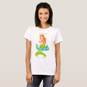 T-shirt Cute Sirène Redhead Thunder_Cove (Devant entier)
