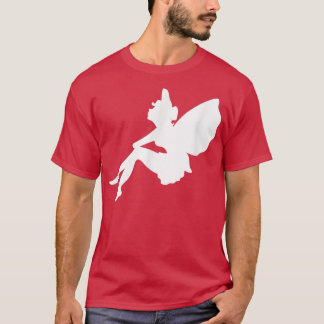 T-shirt Cute Sitting Fairy Cottagecore Fairies Imaginaire