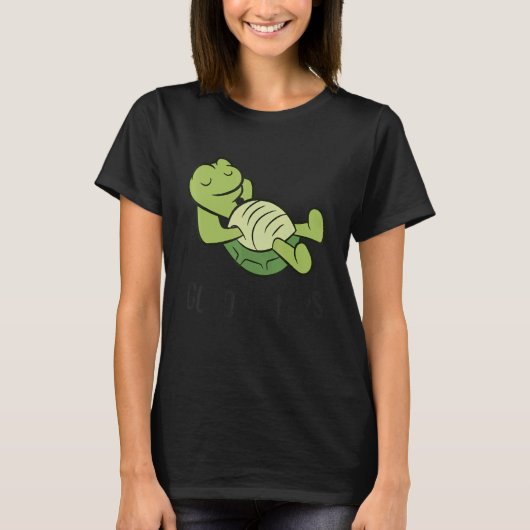 T-shirt Cute Sleeping Turtle Good At Naps  Turtle (Devant)