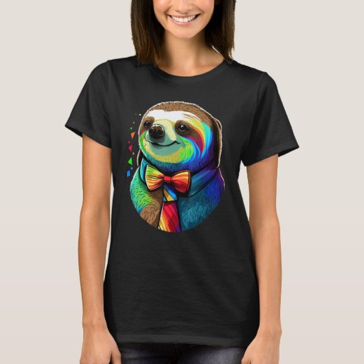 T-shirt Cute Sloth  Animal on Sloth 2 (Devant)
