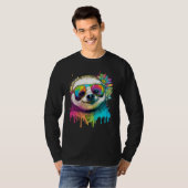 T-shirt Cute Sloth Animal on Sloth 3 (Devant entier)