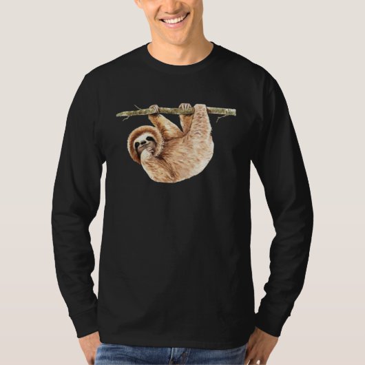 T-shirt Cute Sloth Cute Sloth Sweet Dreams (Devant)