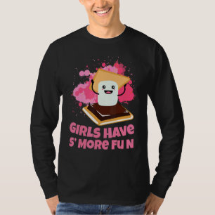 T-shirt Cute Smores Camping Les filles ont S'more Fun Camp