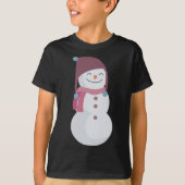 T-shirt Cute Snowman (Devant)