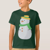 T-shirt Cute Snowman (Devant)