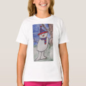 T-shirt Cute Snowman (Devant)