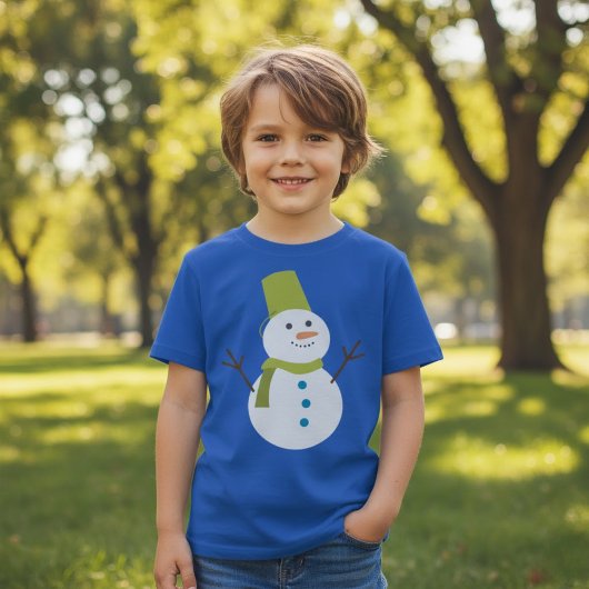 T-shirt Cute Snowman