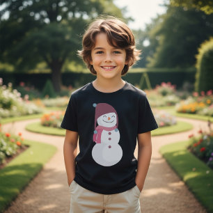 T-shirt Cute Snowman