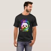 T-shirt Cute space panda (Devant entier)